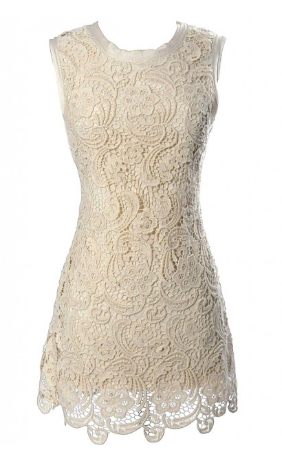 Victorian Secret Crochet Lace Dress